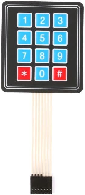 3×4 Membrane Keypad
